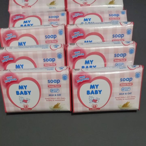 paket hemat 10 batang sabun bayi my baby 60gram sweet floral