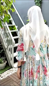 MIDI DRESS ZARA RAYON VIRAL / MIDI DRESS RAYON PREMIUM