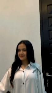 Atasan Kemeja Tunik Wanita Motif Pita Dua