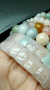 Natural Morganite Bracelet & Papan Series