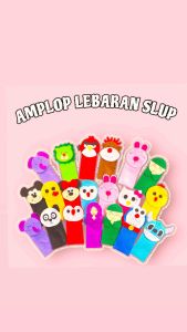 Amplop lebaran karakter Rine handmade 3 model karakter isi 12 slup