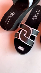 wedges wanita terbaru 2024 spon selop tali flat