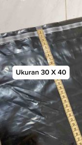 PLASTIK POLYMAIRE PE - plastik packing warna hitam isi 100pcs
