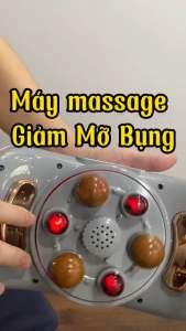 Máy Massage Bụng Giảm Mỡ Đai Massage Đánh Tan Mỡ Bụng Cao Cấp Có Đèn Hồng Ngoại Tích Hợp Đá Nóng Hymalaya Giúp Giảm Mỡ.