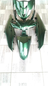 COVER BODY HALUS HONDA BEAT FI LAMA HIJAU BOTOL COSTUM 2013 2014 2015 2016 BARU