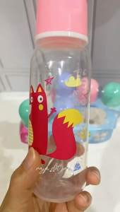 Paket isi 3 botol applebear 250ml dan 125ml botol susu bayi unik dan lucu bisa direbus