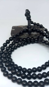 Tasbih Kayu Kelor Hitam Tenggelam 8mm FS062