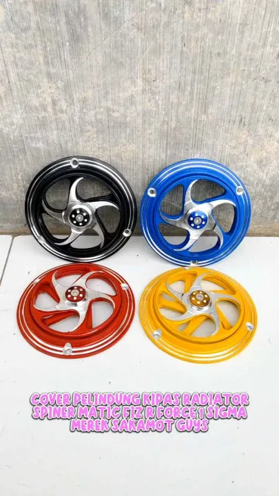 COVER PELINDUNG KIPAS RADIATOR SPINNER SPINER MESIN COVER KIPAS FIZ R ...