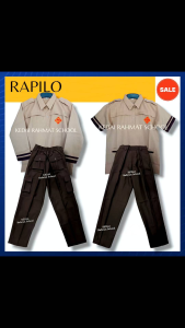 Setelan Seragam Pramuka Nasional SD MI Siaga Laki Perempuan Baju Celana PDL Cargo Saku 6 Bahan Rapilo Merk Martin