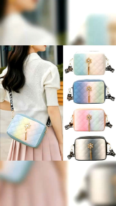 KL Stok Sedia 🇲🇾 Beg Persegi Rhombus Berwarna-warni Baru Wanita Beg Fesyen Kasual Beg Tangan Tali Berlaras Wanita ⭐ Womens New Colorful Rhombus Square Bag Girls Casual Fashion Bag Adjustable Strap Handbags 新款彩色菱形方包女孩休闲时尚包可调节肩带手提包