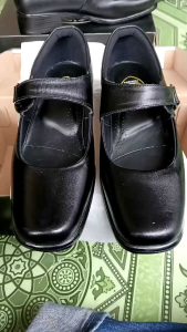 sepatu paskibra wanita asli kulit