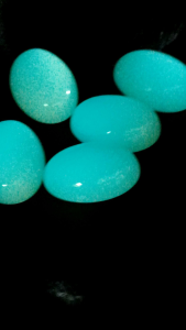 Batu pospor bisa menyala di kegelapan menyala sangat terang jual lostune dimensi 18x25 mm kualitas hq