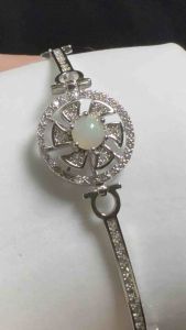 [Real Unit] Opal Bracelet Silver Plated 鍍銀蛋白石手鍊 Rantai Tangan (S/n: 3131011)