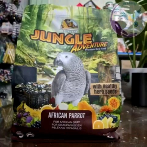 Hạt trộn cao cấp cho vẹt xám Châu Phi và các vẹt cùng size JUNGLE ADVENTURE PREMIUM nk Thái Lan
