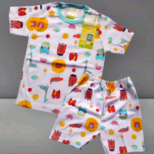 Kaos setelan Anak Anak 2 Tahun Tangan Pendek Merk Velvet