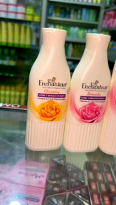 Enchanteur Perfumed Body Lotion 100 ml 200 ml 400 ml Varian Charming dan Romantic Warna Kuning dan Pink Handbody Jadul