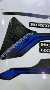 สติ๊กเกอร์ wave 110i 2021 สีดำนำ้เงิน