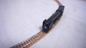 ส่งต่อโมเดลรถไฟ หัวรถไฟไอน้ำ MicroAce C62 มือสอง ขนาด N scale /gauge พร้อมกล่อง สภาพดี วิ่งปกติมีไฟ