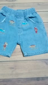 Celana Anak Motif Bordir Dino 1-7 Tahun