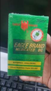 Dầu Gió Xanh 36ml Eagle brand xách tay Mỹ thơm lâu nóng hỗ trợ giảm đau nhức xương khớp say tàu xe