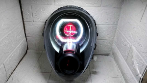 Reflektor Lampu Depan Motor Honda Scoopy Karbu Model Custom Biled Ala-ala 45 Inch Cahaya Super Terang