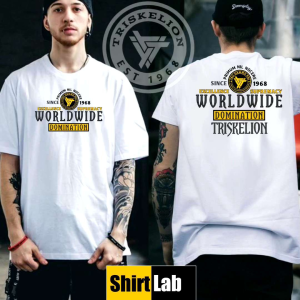 Shirtlab Triskelion Fraternity Tshirt Worldwide domination 1968 Design Sublimation Print