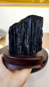 Natural High Gred Brazil Black Tourmaline Crystal Ornament BT17 #Tourmaline #BlackCrystal #homedecor #Lifestyle #Furniture #BlackTourmaline