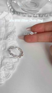 BUTTERCREAM Mia s925 Silver Chain Ring