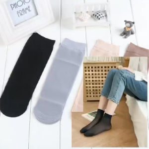 KAOS KAKI STOCKING PENDEK WANITA TRANSPARAN ANKLE SOCKS KAOS KAKI STOCKING SEMATA | STCOKING TRANSPARENT / KKS-781310