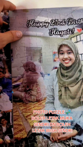 PUZZLE CUSTOM PHOTO gift for him for her