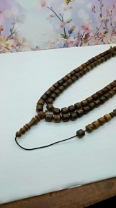 tasbih kayu kalimosodo asli motif marjan h346