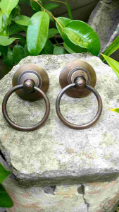 Tarikan Pintu Gebyok Kuningan Antik GBY 085 Antik 2 pcs