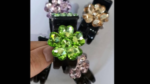 Kẹp Tóc 3 Răng Đá Pha Lê Lấp Lánh ( Loại 1) - Kẹp Tóc Xinh