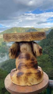 Elephant mini stool- SOLID wooden stool for kids or display
