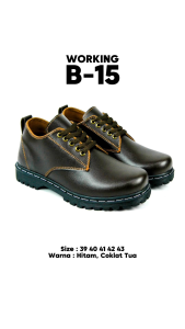 PANTOFEL OXFORD WORKING B-15 Docmart sepatu formal sepatu kerja sepatu kondangan