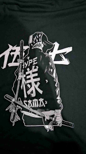 Kaos Atasan oblong pria Lengan pendek Kaos oblong Sablon Samurai Kaos pria / Kaos Oblong/ Baju Kaos Tshirt/ Tshirt pria / Tshirt pria