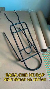 Baga yên sau xe đạp dày dặn dành cho xe 18inch và 20inch kiểu dáng đẹp tải trọng tốt