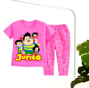 setelan baju motif jumbo anak perempuan dan laki-laki 1-6 tahun