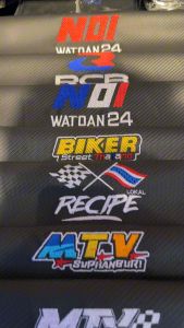 DRY CARBON THAILAND SEAT COVER FOR MOTORCYCLE / MTV / RECIPE / RCB / NOI WATDAN 24 / BIKER SEAT COVER / MIO SPORTY / SOULTY / XRM / RAIDER / SMASH / WAVE / SHOGUN / RUSI