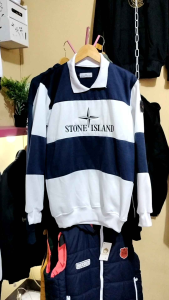 SWEATER CREWNACK STONE ISLAND JAKET SWEATER PRIA DAN WANITA