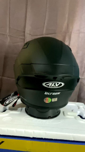 ALV ULTRON SOLID TERBARU KACA CLEAR/SILVER SNI DOT