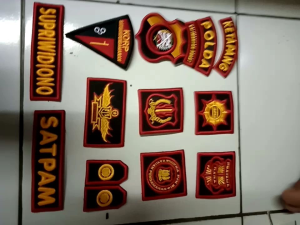 atribut dasar hitam atribut satpam atribut security semua daerah semua warna