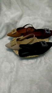 sandal wanita slipOn kode bow086