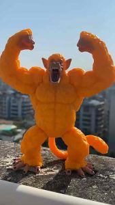 Mô hình Dragon ball GT - Mô hình Goku Super Saiyan 4 hóa khỉ vàng - Gạt tàn khỉ vàng Goku SSJ4 OOZARU - Cao 15~17cm
