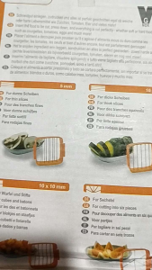 Nikcer Dicer Quick 7 Teile 5 In 1 pemotong Buah2an dan sayuran