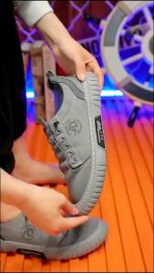 (Cod Bayar Di tempat) Sepatu Sneakers Slip On Pria Kasual Formal Informal Terbaru A-15 Shoes Fashion Korea Kekinian Traveling Outdoor Laki Laki Keren