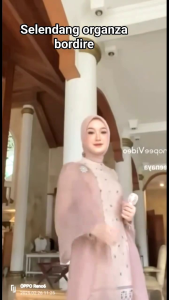 Selendang Bordir Organza & Selendang Melayu