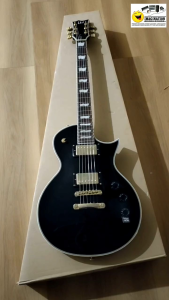 ESP LTD Eclipse EC-256 - Black with Gold Hardware