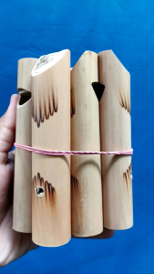 Pluit bambu tradisional - sempritan bambu - mainan anak-anak - Pluit suara perkutut - alat permainan tradisional