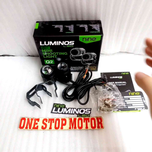 Panduan Lampu Tembak Luminos Led Q2 R2 & Q2 Pro Devil Eye Mini Shooting Light Original